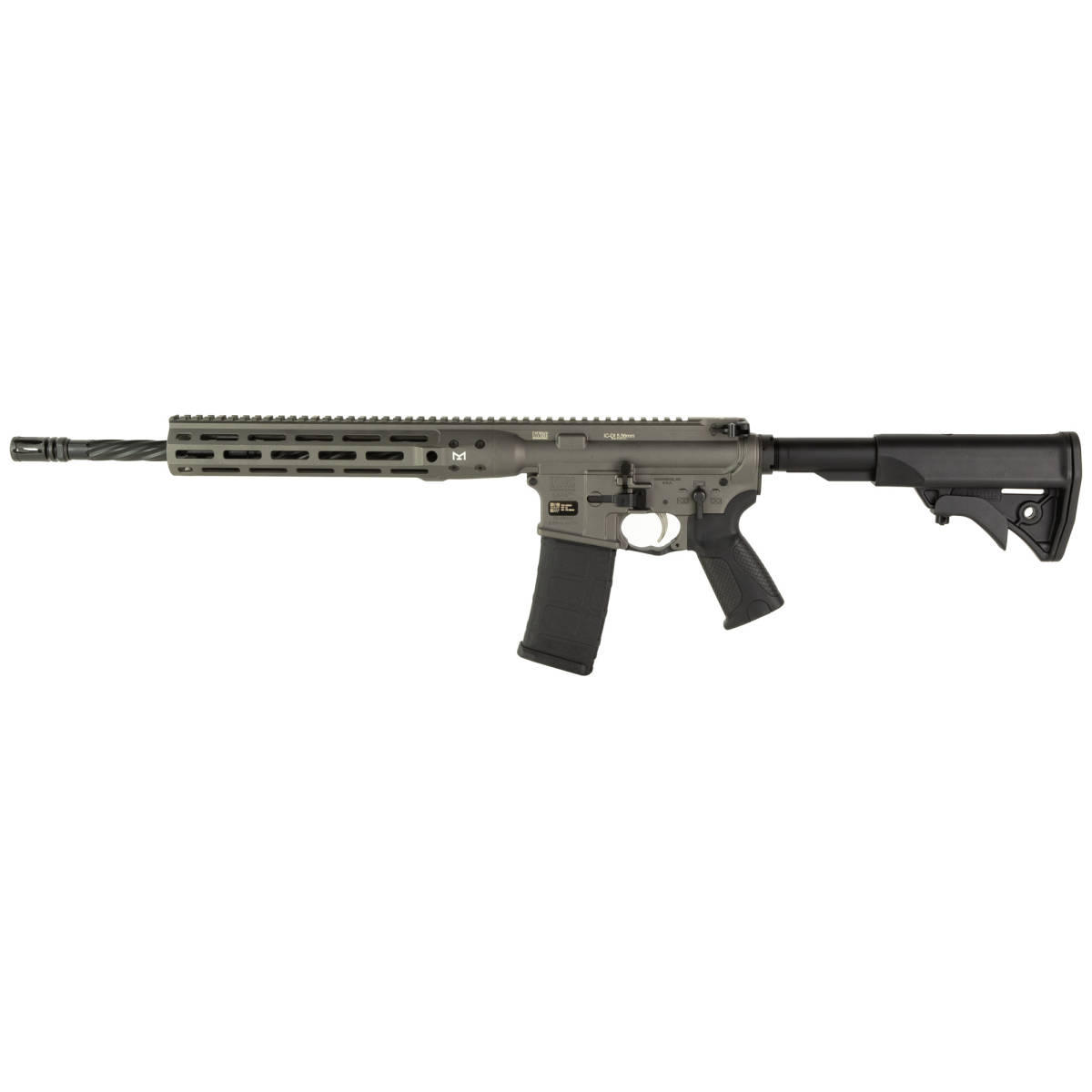 LWRC IC DI 5.56MM 16 TUNGSTEN GRY MLOK HG-img-1