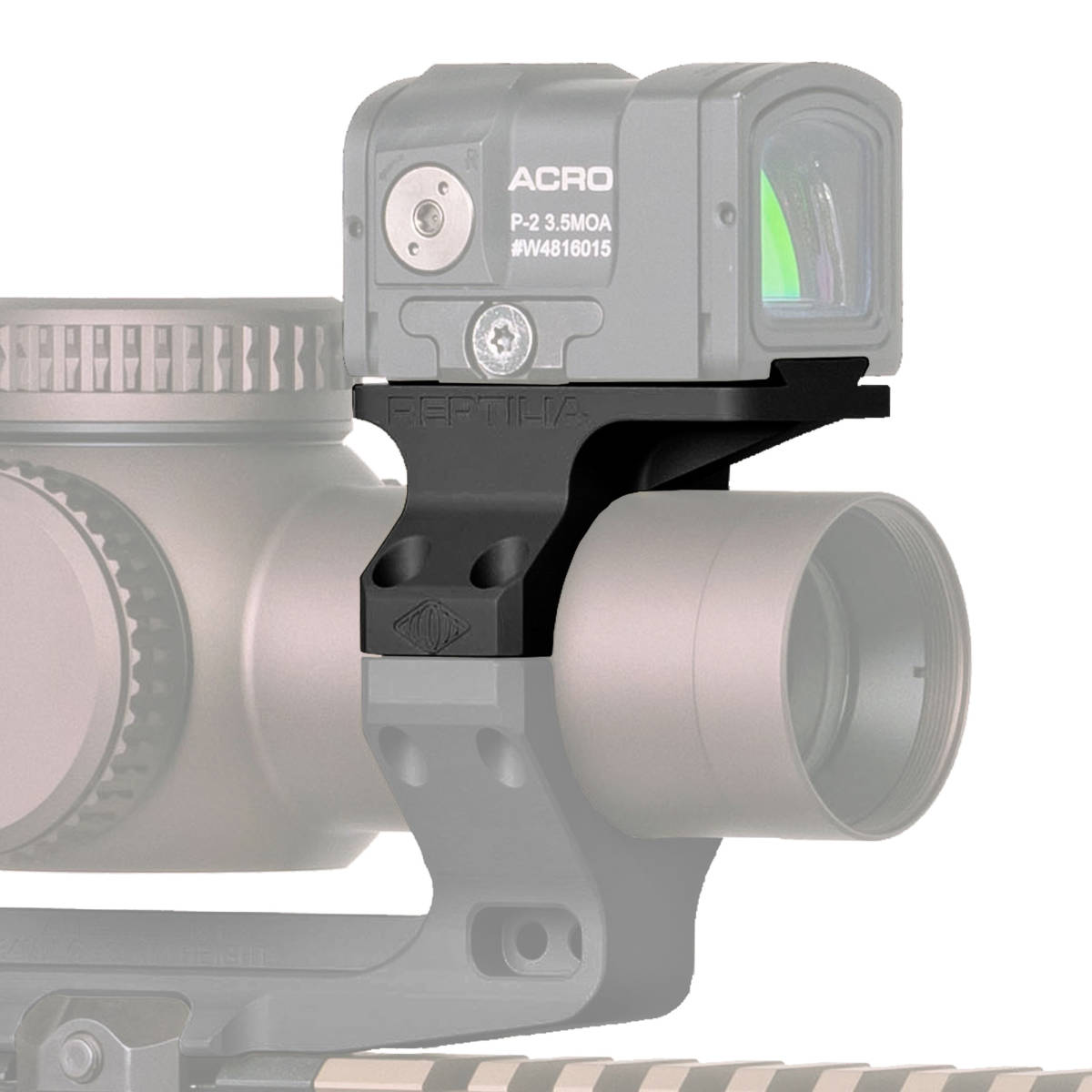 Reptilia LLC 100191 ROF90 34mm Black 7075T6 Aluminum Fits AR15