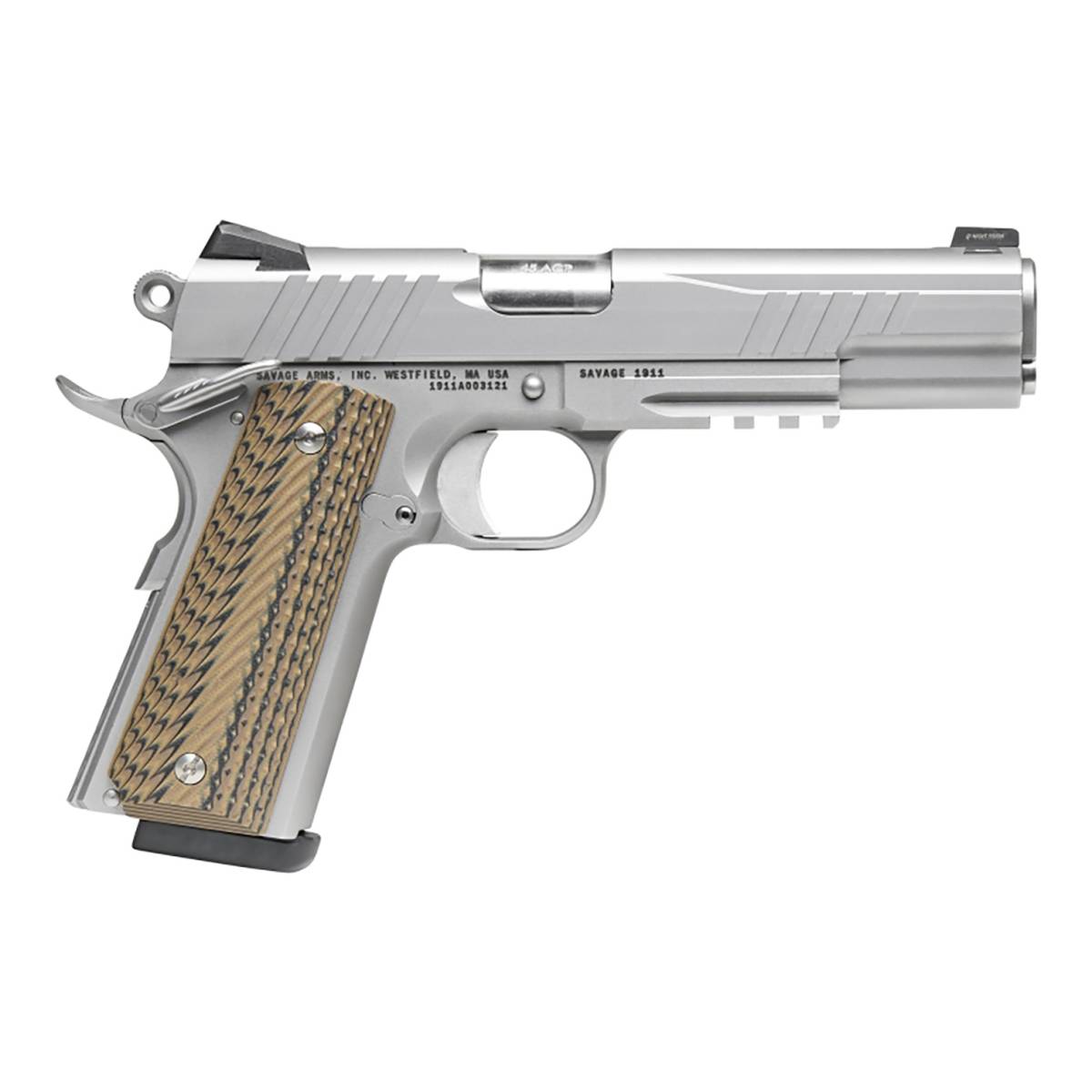 Savage Arms 67209 1911 Government 9mm Luger 10+1 5” Stainless Target...-img-0