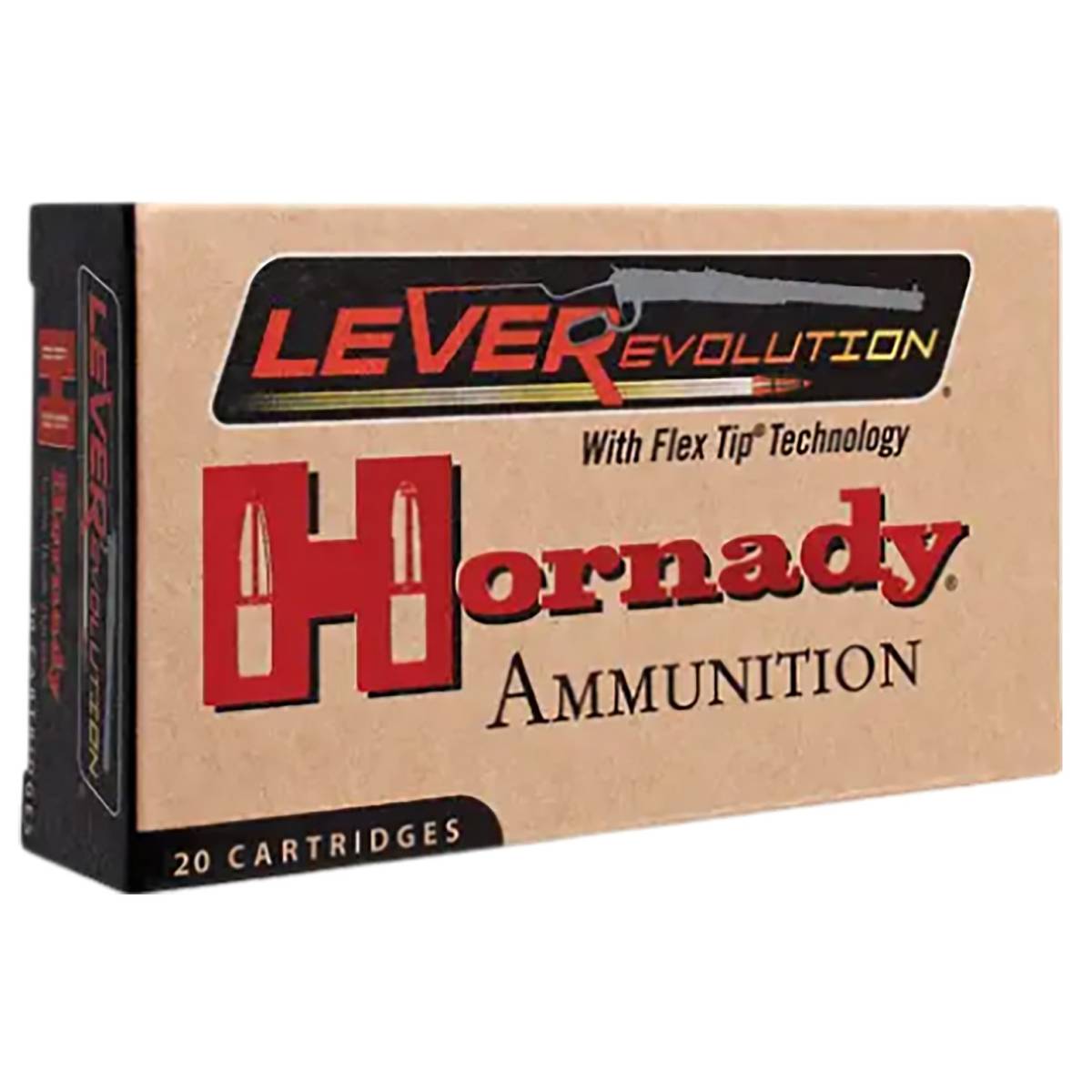 Hornady 82744 LEVERevolution 444Marlin 265gr Flex Tip eXpanding 20 Per...-img-1
