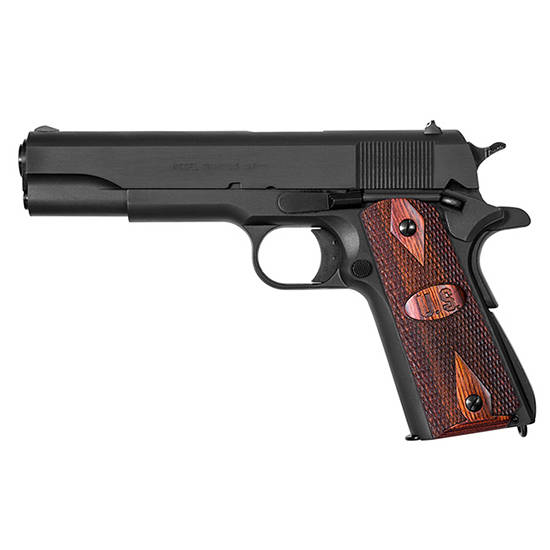 AO 1911A1 9MM BLUED US WOOD GRIP-img-1