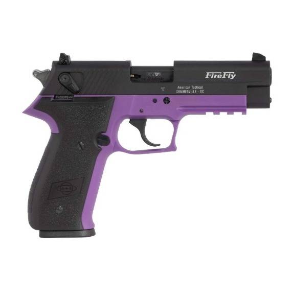GSG GERG2210TFFS FireFly 22 LR 4” 10+1 Purple Black Zinc Alloy Polymer-img-2