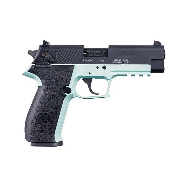 GSG GERG2210FFM FireFly 22 LR 10+1 4” Black Serrated Slide, Mint Zinc...-img-1
