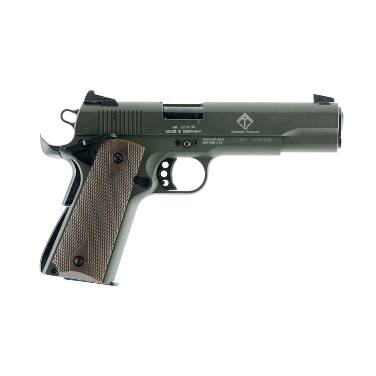 GSG GSG2210M1911G 1911 22 LR 10+1 5” Threaded Barrel, OD Green...-img-3