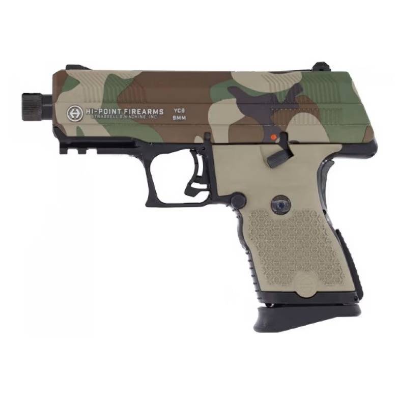 HI-POINT PISTOL YC9 9MM 10RD 3.93” M81 US WOODLAND CAMO-img-0