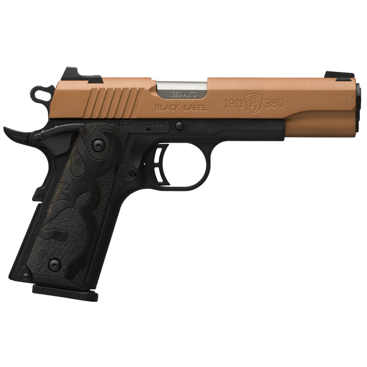 Browning 1911 Black Label Full Size 380 ACP 4.25" 8+1 Polymer Stainless...-img-2