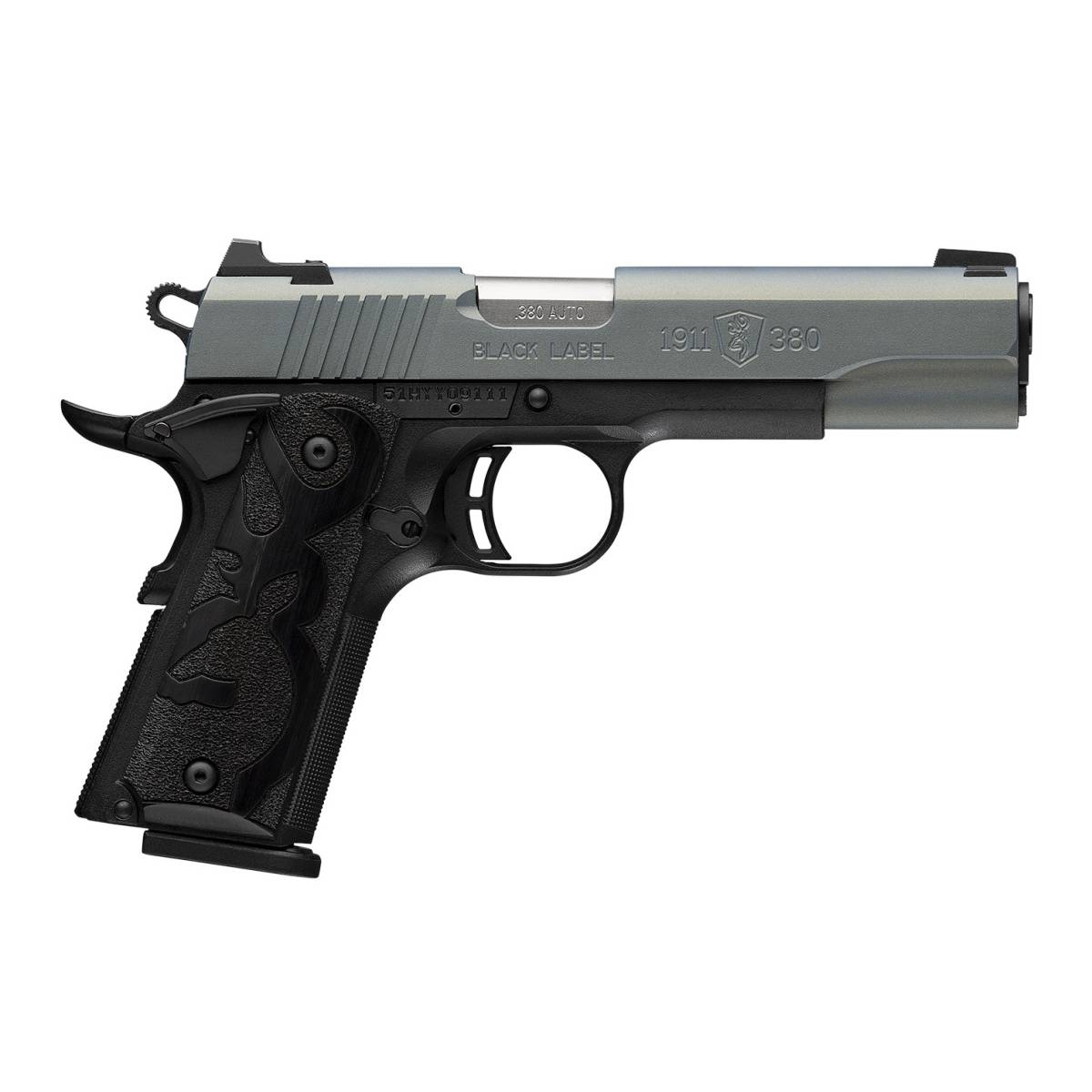 Browning 1911 Black Label Full Size 380 ACP 4.25" 8+1 Polymer Stainless...-img-1