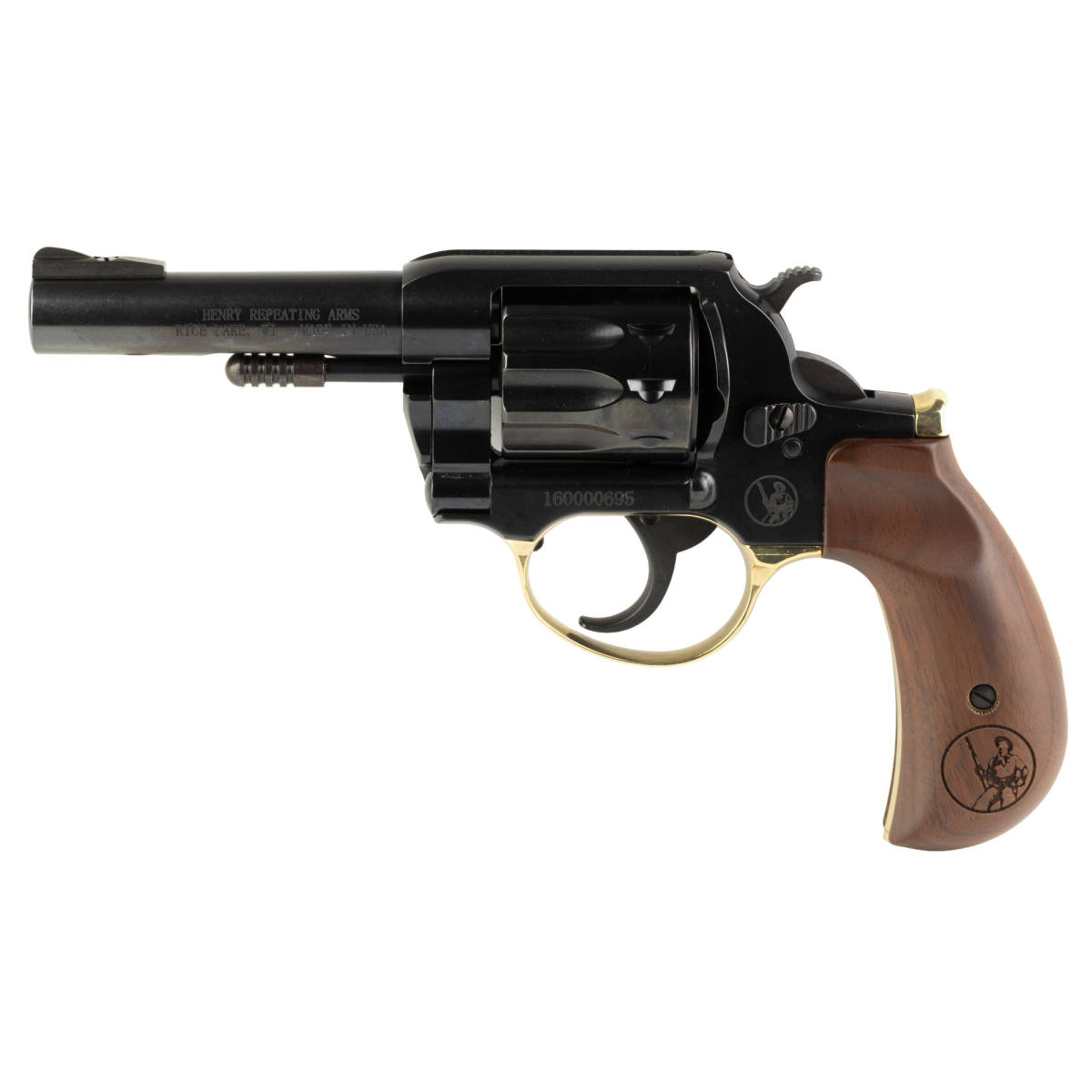 Henry H016BD Golden Boy 22 LR 10 Shot 4” Blued Steel Barrel, Cylinder-img-1