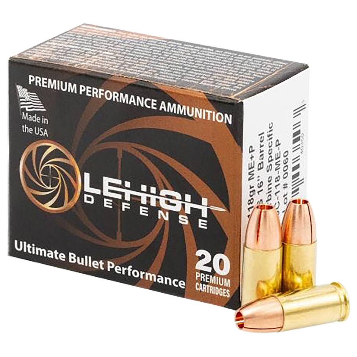 Wilson Combat LA9C118MEP 9mm 118gr 20 Per Box/10 Case-img-1