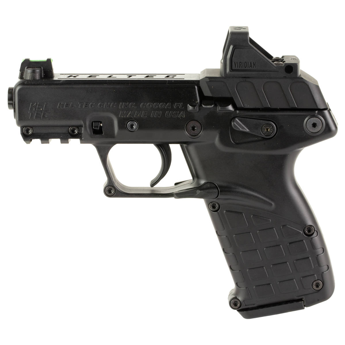 Kel-Tec P17BBLKOPTIC P17 Compact Frame 22 LR 16+1 3.80” Black Steel...-img-1