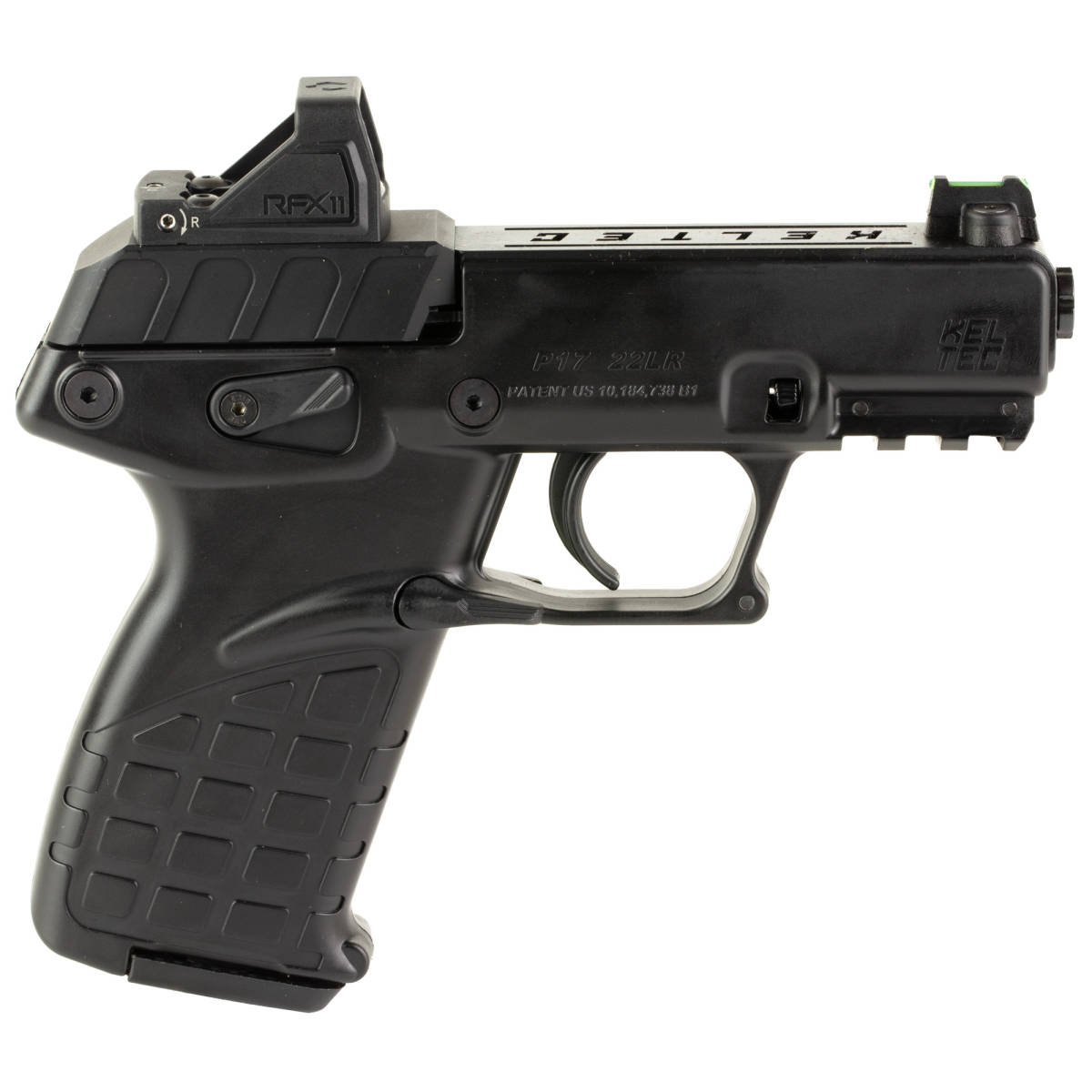 Kel-Tec P17BBLKOPTIC P17 Compact Frame 22 LR 16+1 3.80” Black Steel...-img-2