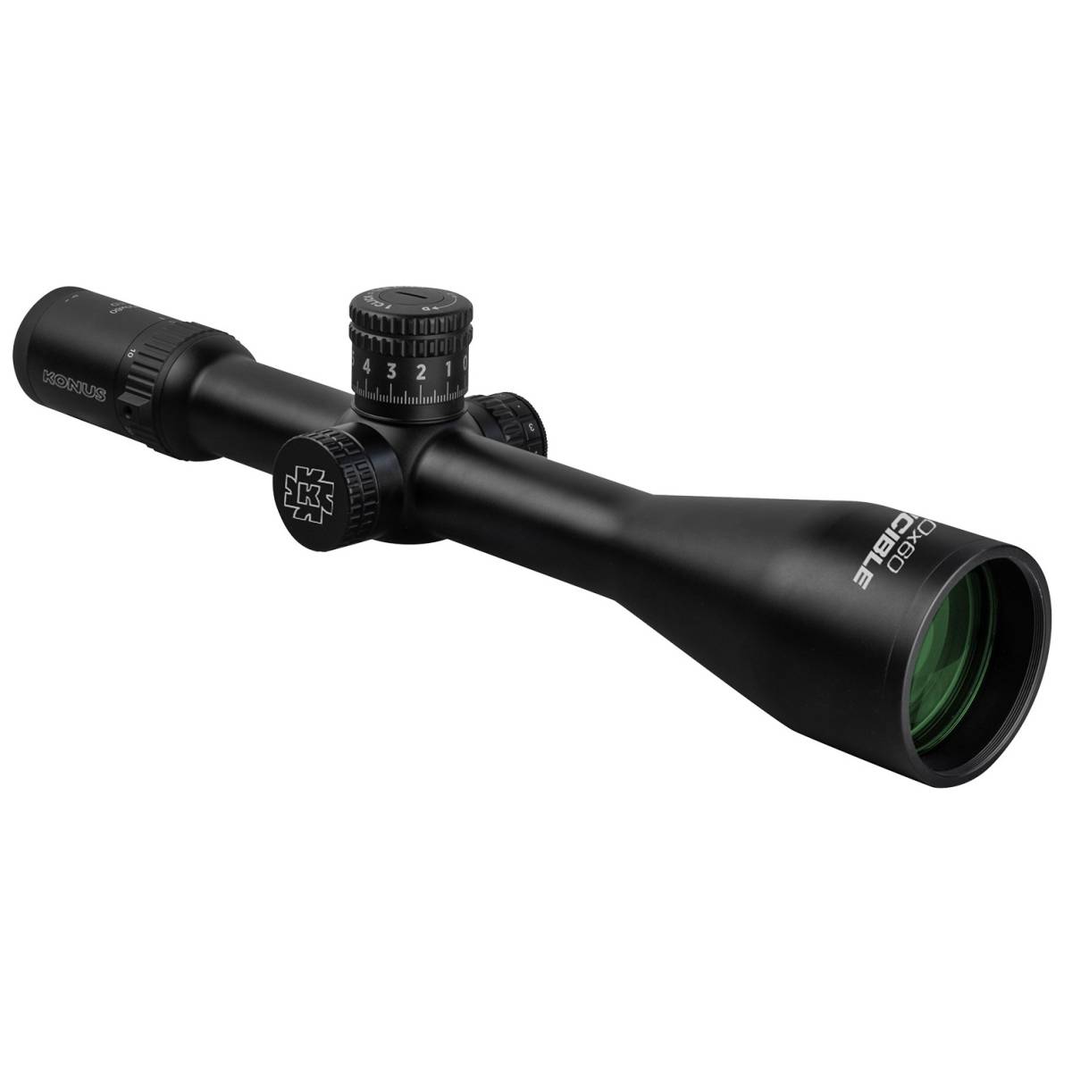 Konus 7177 Invincible 5-50x60 34mm Tube Fine Crosshair w/ Illuminated...-img-1