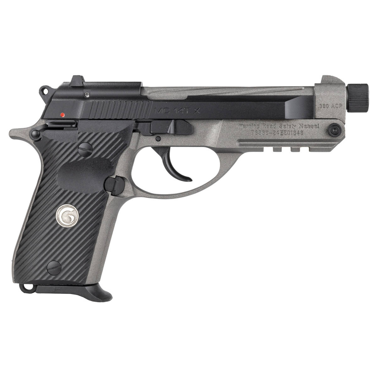Girsan 390890 MC 14TX 380 ACP 13+1 4.90” Tungsten Cerakote Spiral...-img-1