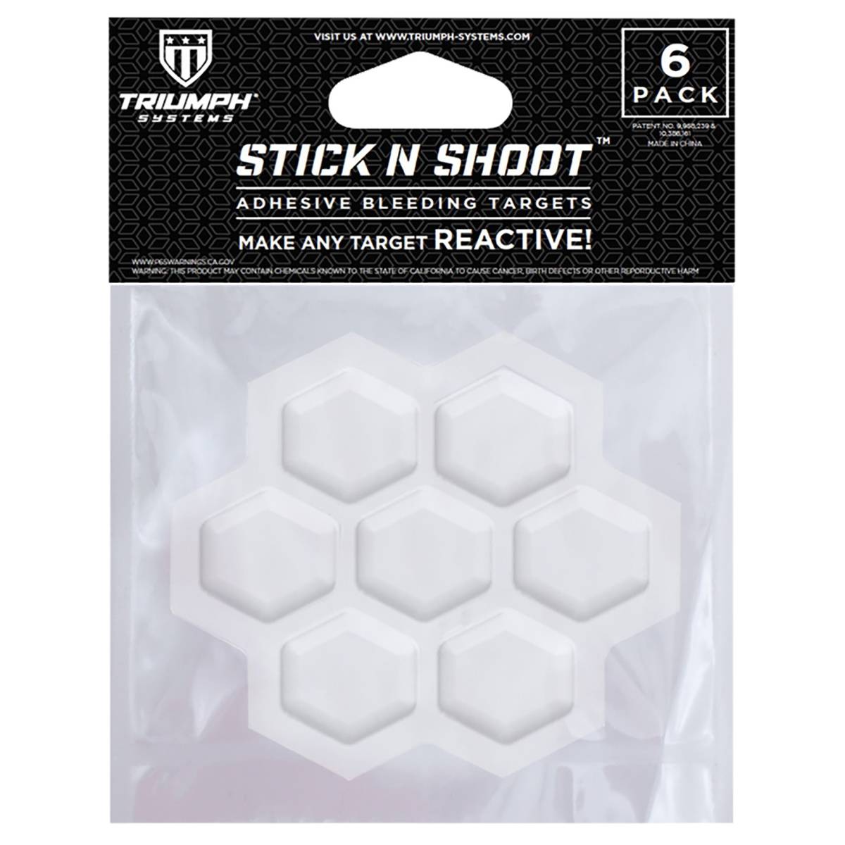 Triumph Systems 031500000 Stick N Shoot Bleeding Target Pods White...-img-1