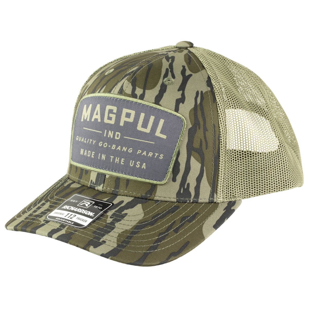 Magpul Go Bang Trucker Hat Bottomland Camo One Size MAG1102346-img-1
