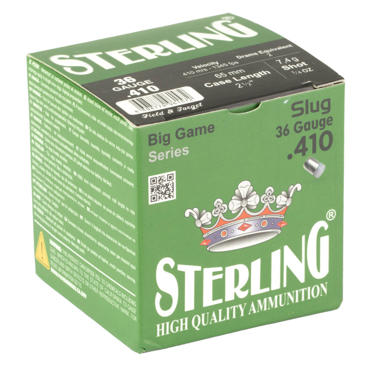 STERLING 8698779961572 410 2.50 SLUG 25/20-img-2