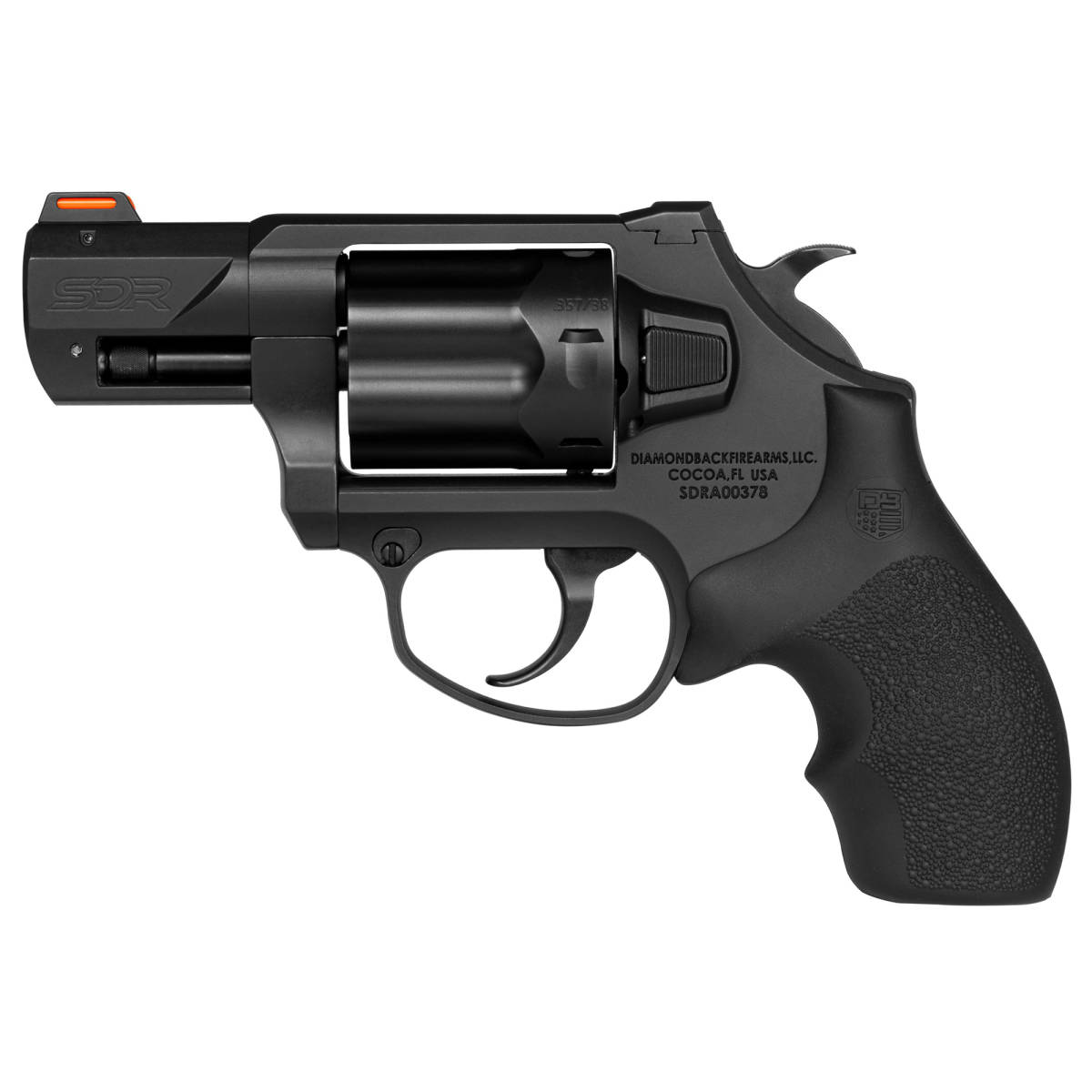 Diamondback DB0700S001 SDR Small 357 Mag/38 Special +P 6 Shot 2” Black-img-1