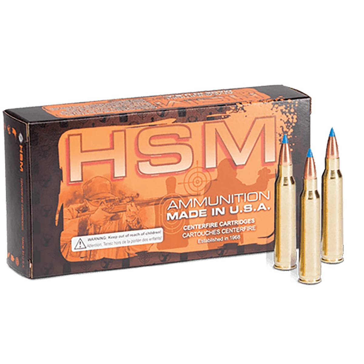 HSM 204R3N 204Ruger 32gr BlitzKing 20 Per Box/20 Case-img-1