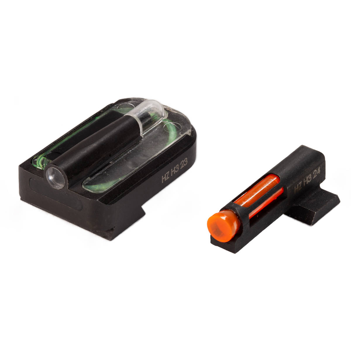 HiViz CKMFD21 FastDot H3 Red/Fiber Optic Green Tritium Black Frame Fits...-img-1
