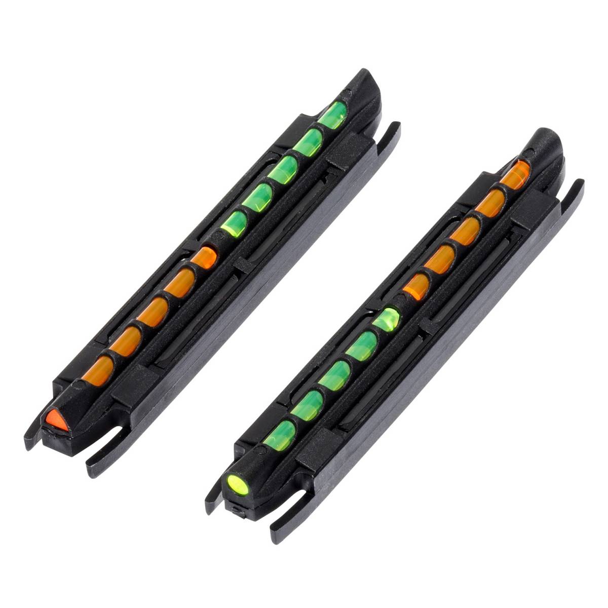HiViz TO300 Two-In-One Magnetic Front Sight Black | Green/Orange Fiber...-img-2