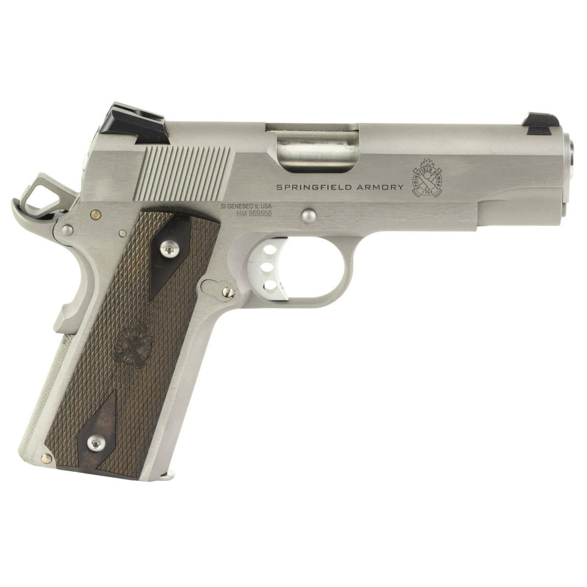 Springfield Armory 1911 Garrison 45 ACP 7+1 4.25” Stainless Match...-img-2
