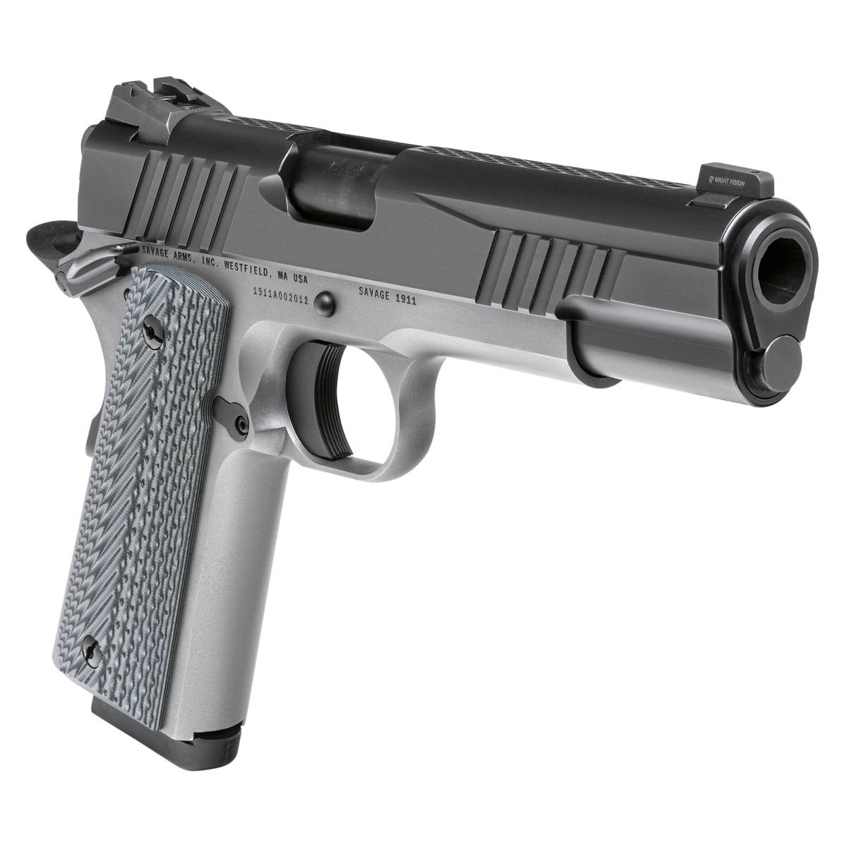 Savage Arms 67206 1911 Government 9mm Luger 10+1 5” Black Stainless...-img-3