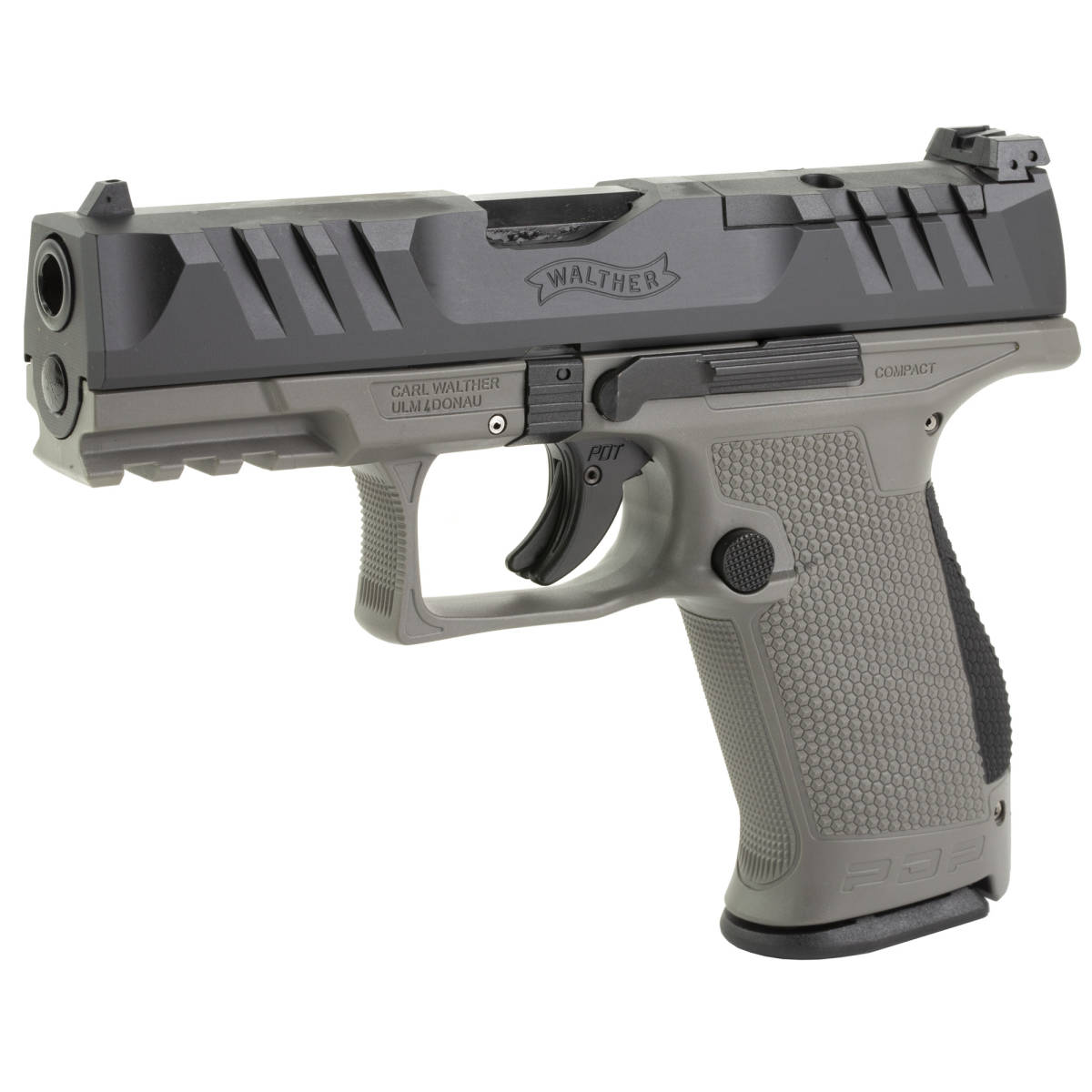 Walther Arms 2858436 PDP Compact Frame 9mm Luger 15+1 4” Black Steel...-img-3