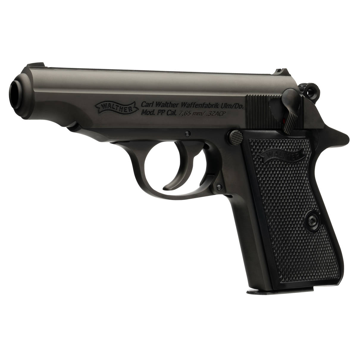 Walther Arms 4796030 PP 32 ACP 8+1 3.90” Black Steel Barrel, Serrated...-img-2