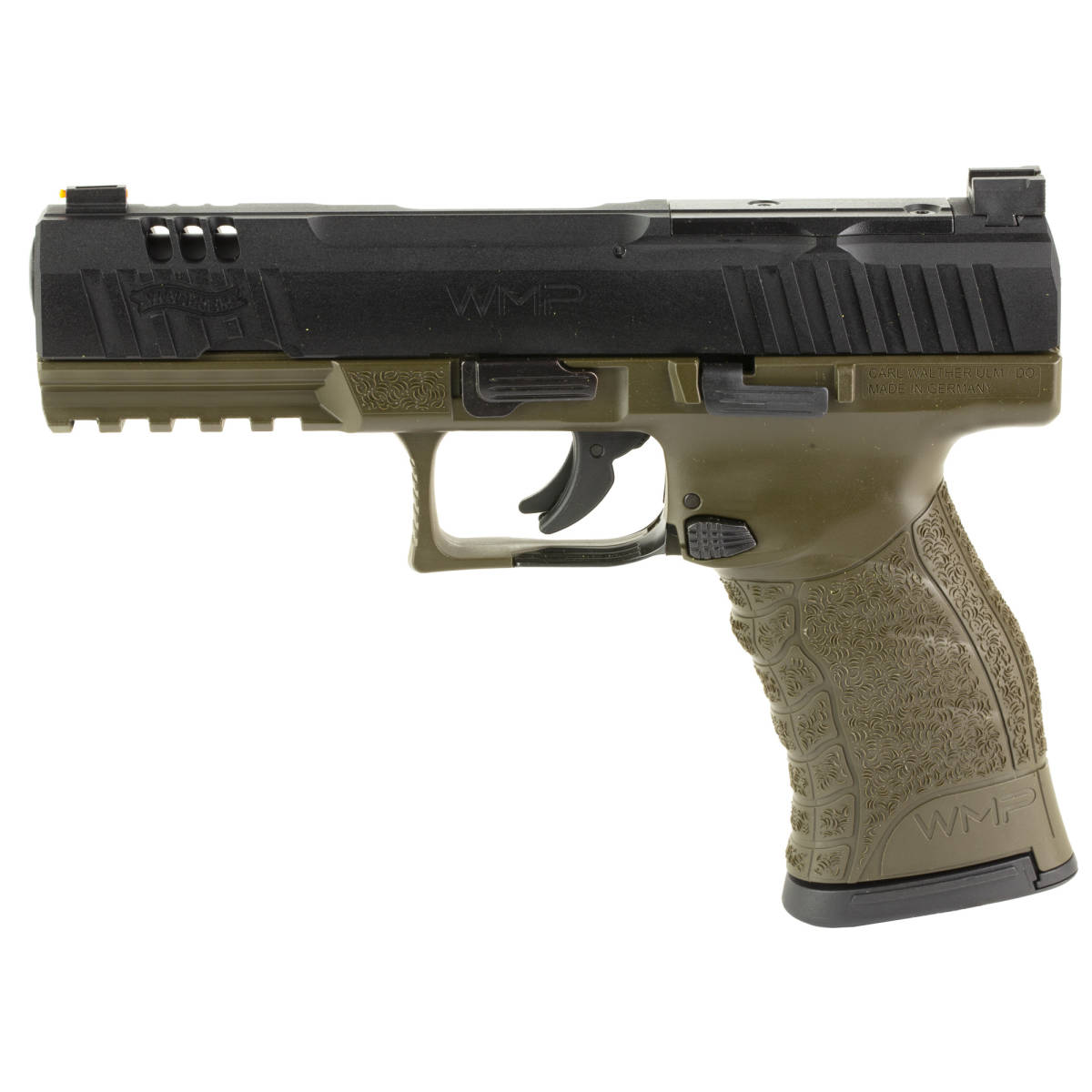 Walther Arms 5220307 WMP Full Size Frame 22 WMR 15+1 4.50” Black Steel-img-1
