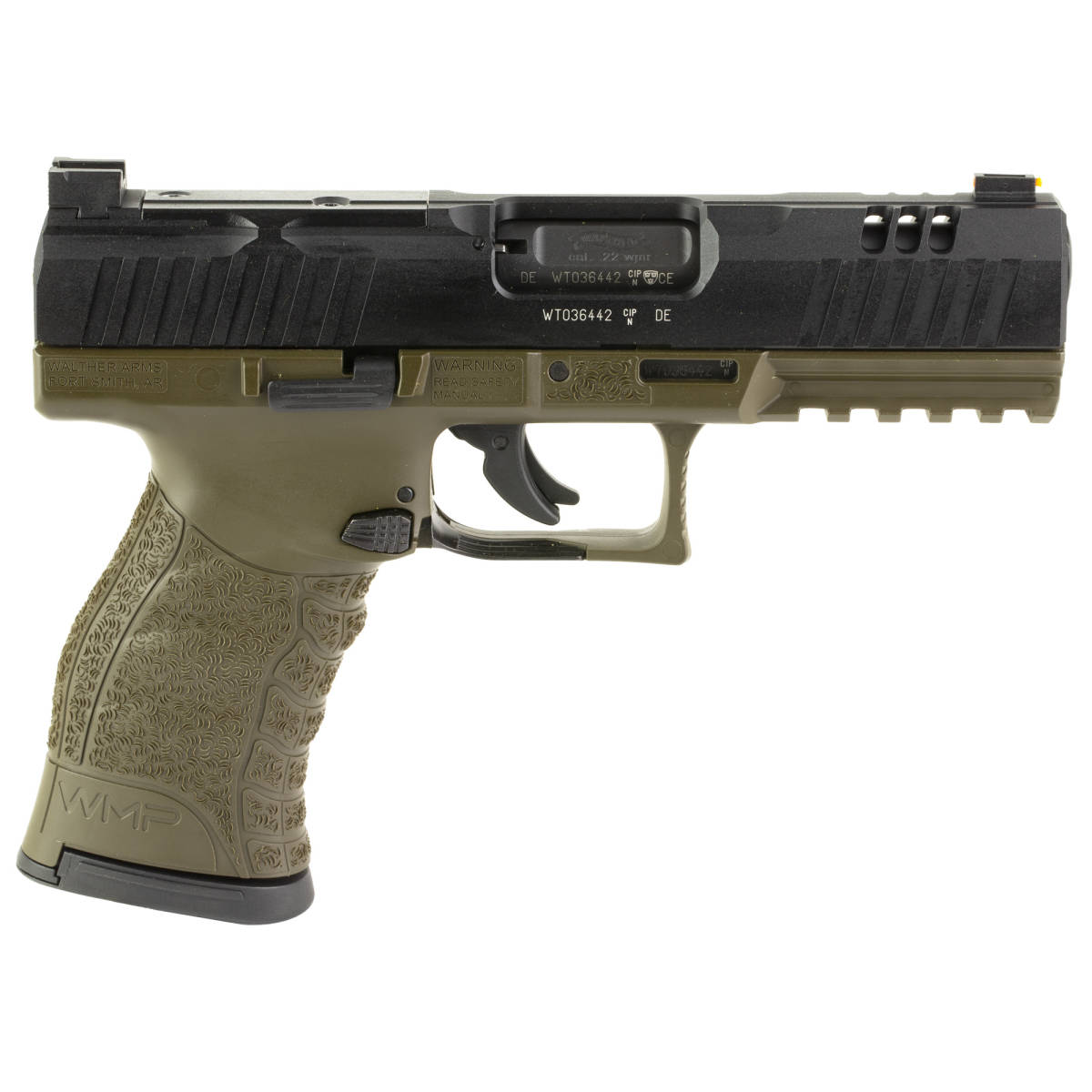 Walther Arms 5220307 WMP Full Size Frame 22 WMR 15+1 4.50” Black Steel-img-2