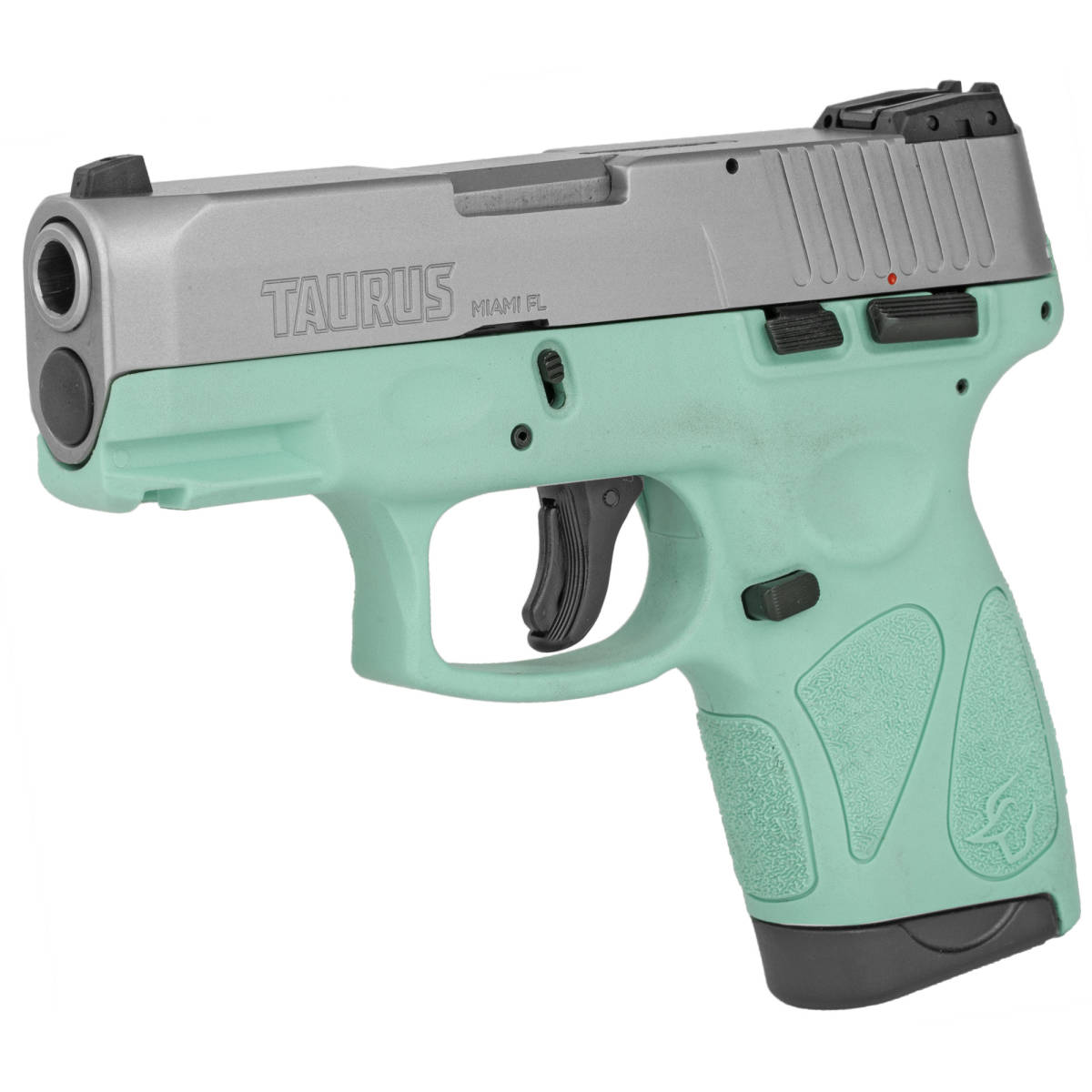 Taurus G2S 9mm Luger 3.20” 7+1 Cyan Frame W/ Rail Matte Stainless...-img-3