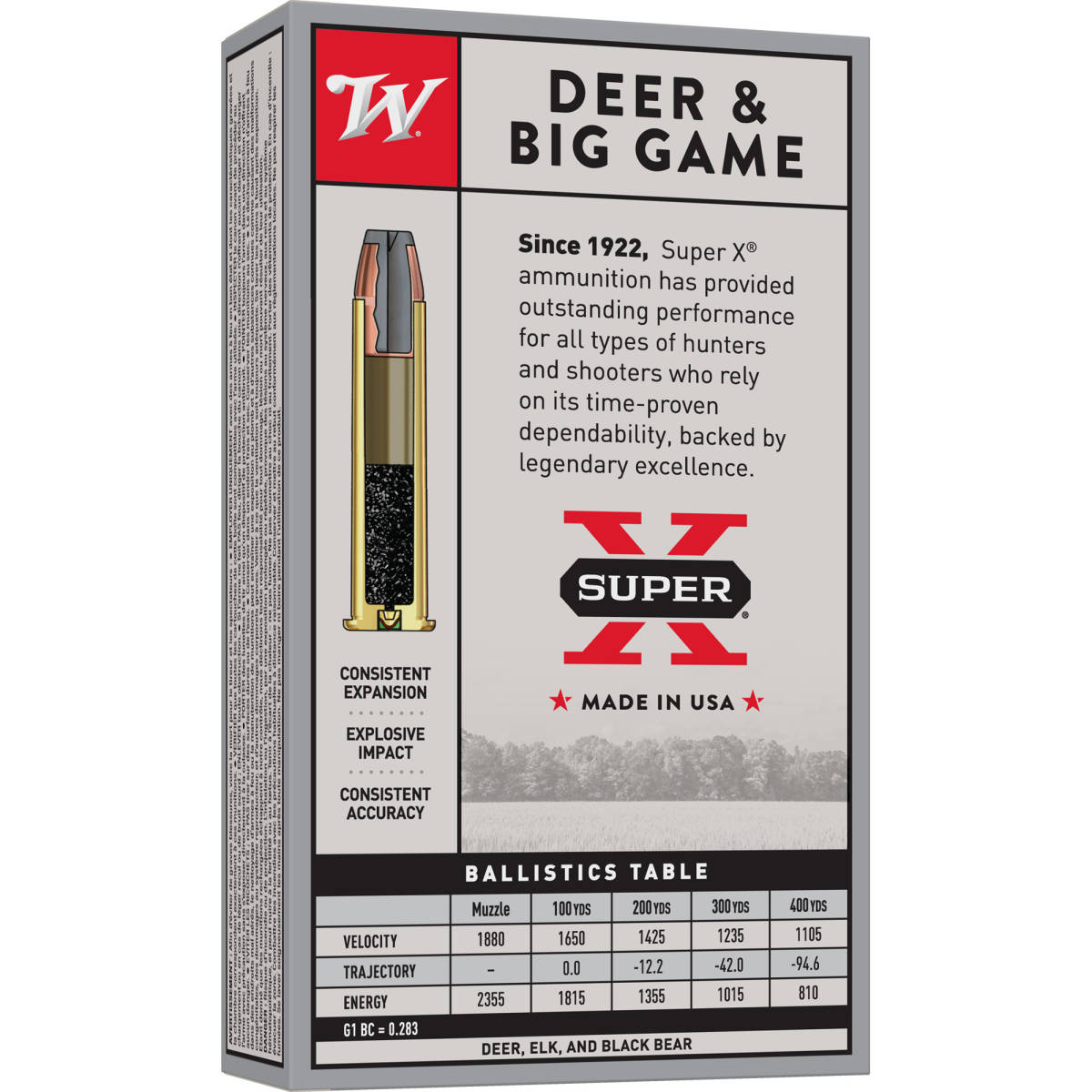 Winchester Ammo X4570H Super X 45-70Gov 300gr Jacketed Hollow Point 20...-img-2
