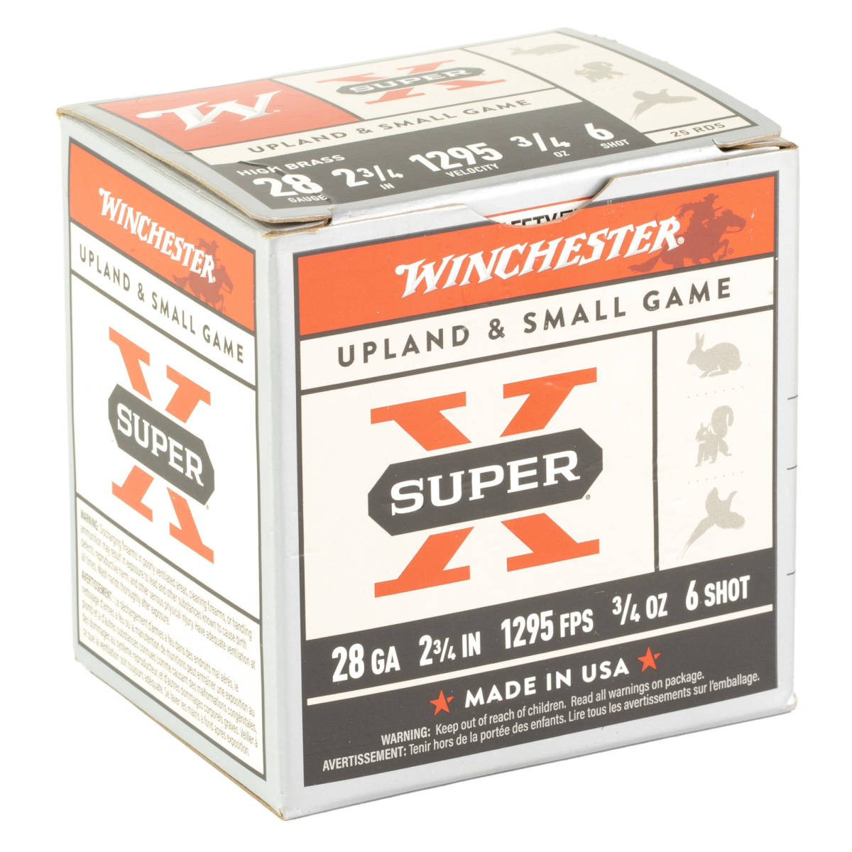 Winchester Ammo X286 Super X Heavy Game Load High Brass 28Gauge 2.75”...-img-2