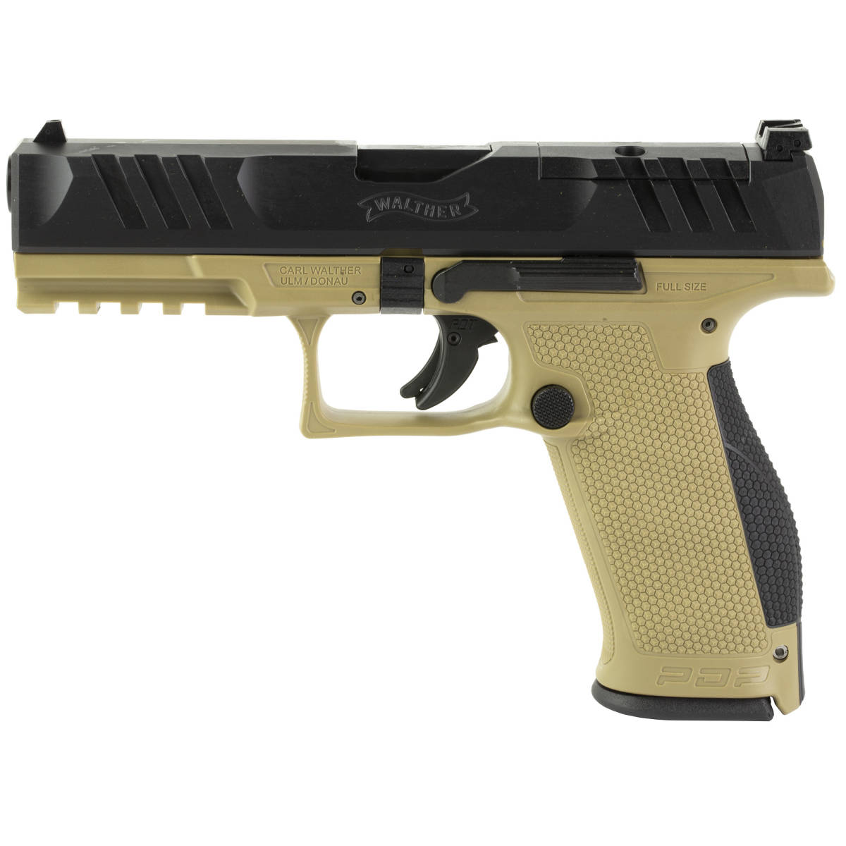 Walther Arms 2858380 PDP 9mm Luger 18+1 4.50” Black Polygonal Rifled...-img-1
