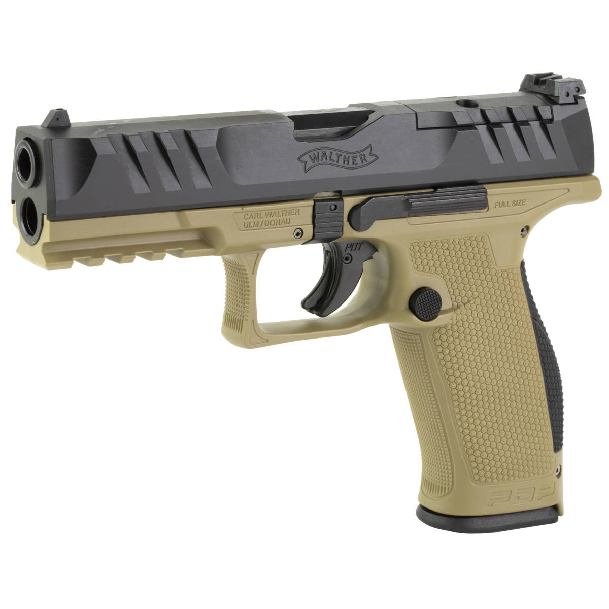 Walther Arms 2858380 PDP 9mm Luger 18+1 4.50” Black Polygonal Rifled...-img-3