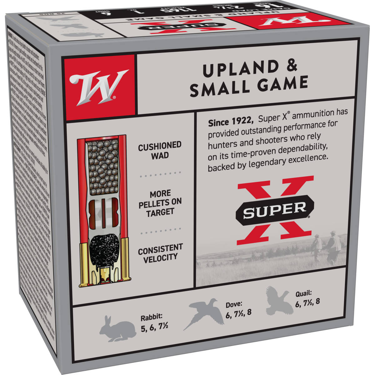 Winchester Ammo XU166 Super X Game Load 16Gauge 2.75” 1oz 6Shot 25 Per-img-2