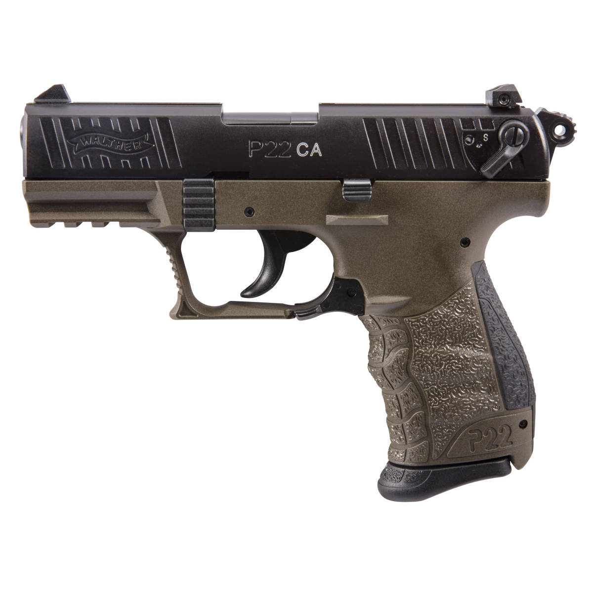 Walther Arms 5120338 P22 Military *CA Compliant 22 LR 10+1 3.42” Matte-img-1