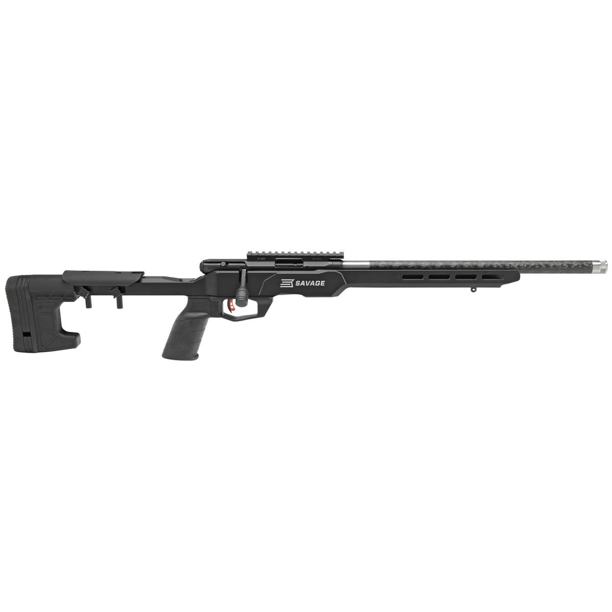 Savage Arms B22 Precision Lite Bolt 22 LR 18” Carbon Fiber Wrapped...-img-2