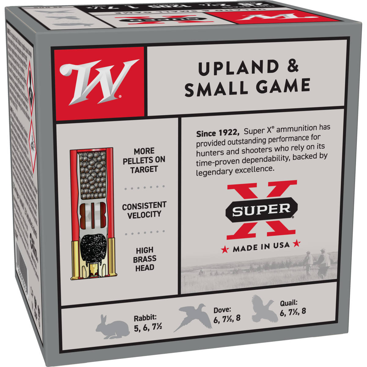 Winchester Ammo X28H7 Super X Heavy Game Load High Brass 28Gauge 2.75”-img-2