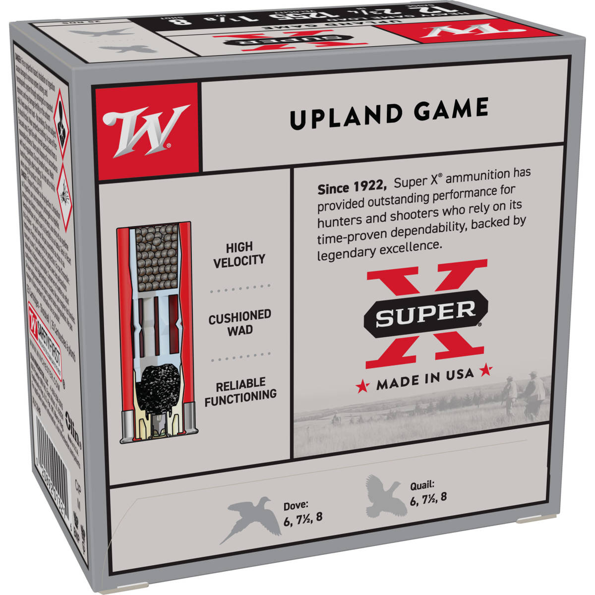 Winchester Ammo XU12H8 Super X Heavy Game Load 12Gauge 2.75” 1 1/8oz...-img-2