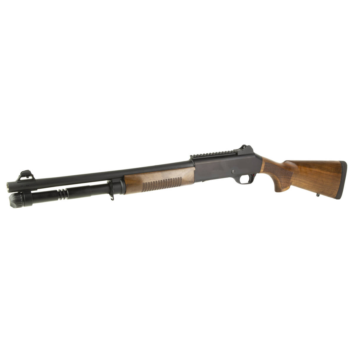 MAC 1014 12 Gauge 3” 5+1 18.50”, Black Barrel/Rec, Walnut Furniture-img-3