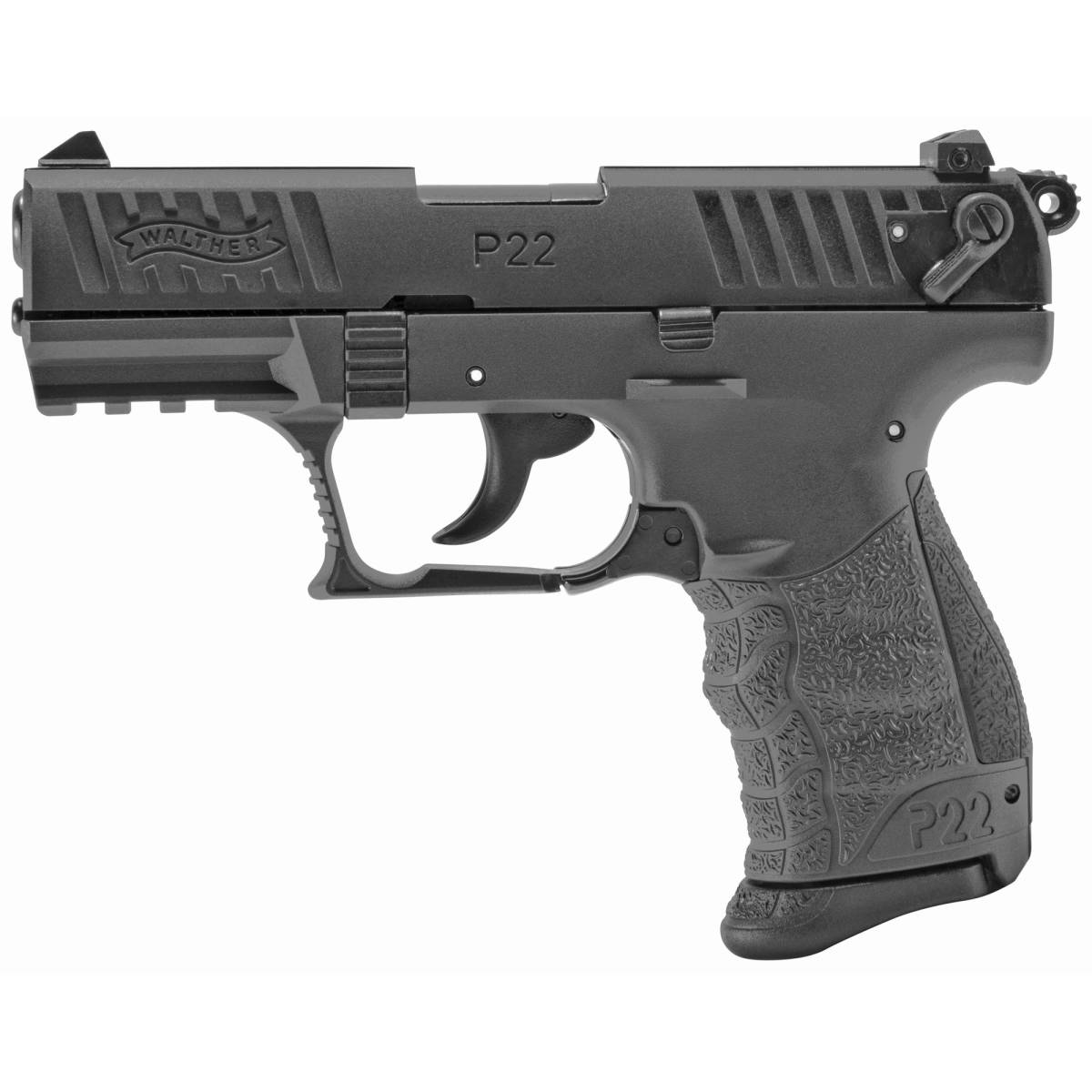Walther Arms 5120765 P22 Q 22 LR 10+1 3.42” Black Steel/Threaded...-img-0