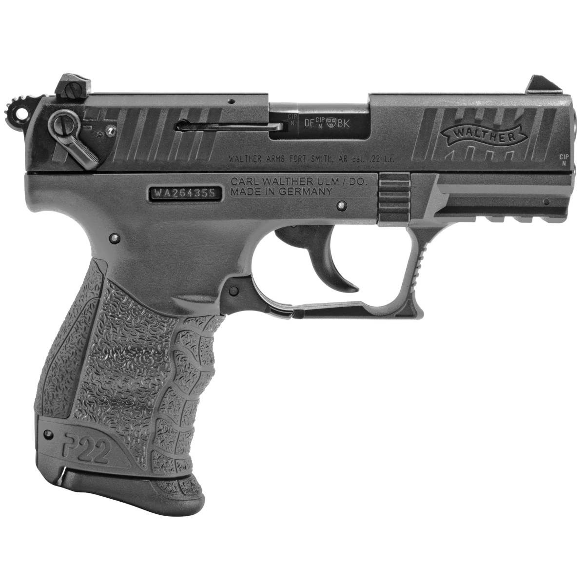 Walther Arms 5120765 P22 Q 22 LR 10+1 3.42” Black Steel/Threaded...-img-1