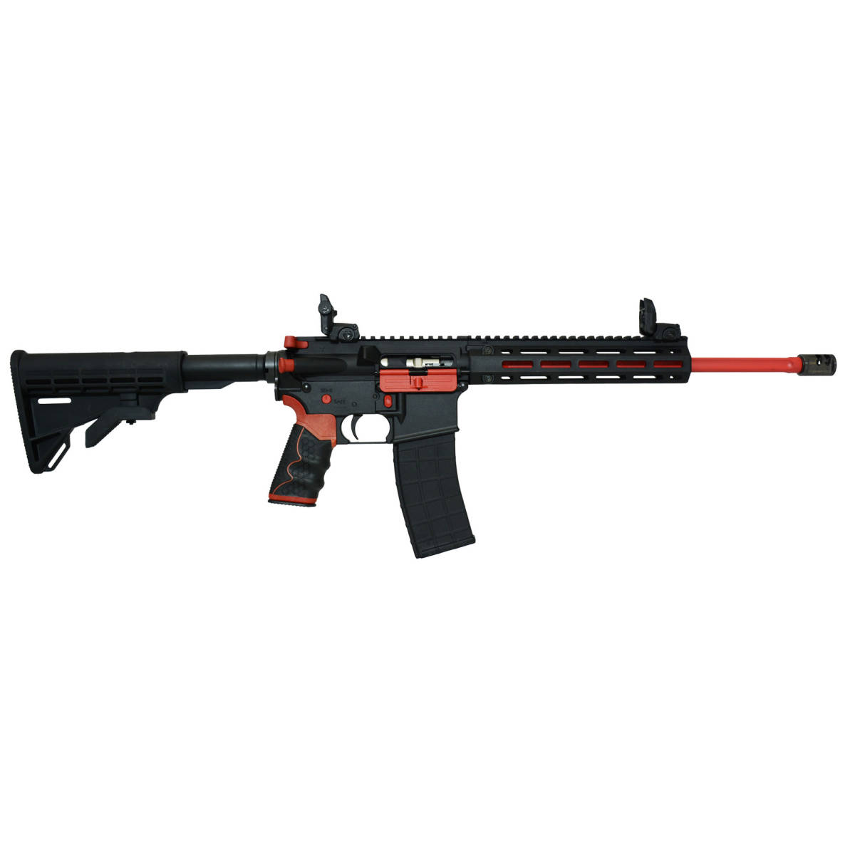 Tippmann Arms A101111 M4 Redline MSR 22 LR 25+1 16” Red Parkerized...-img-2