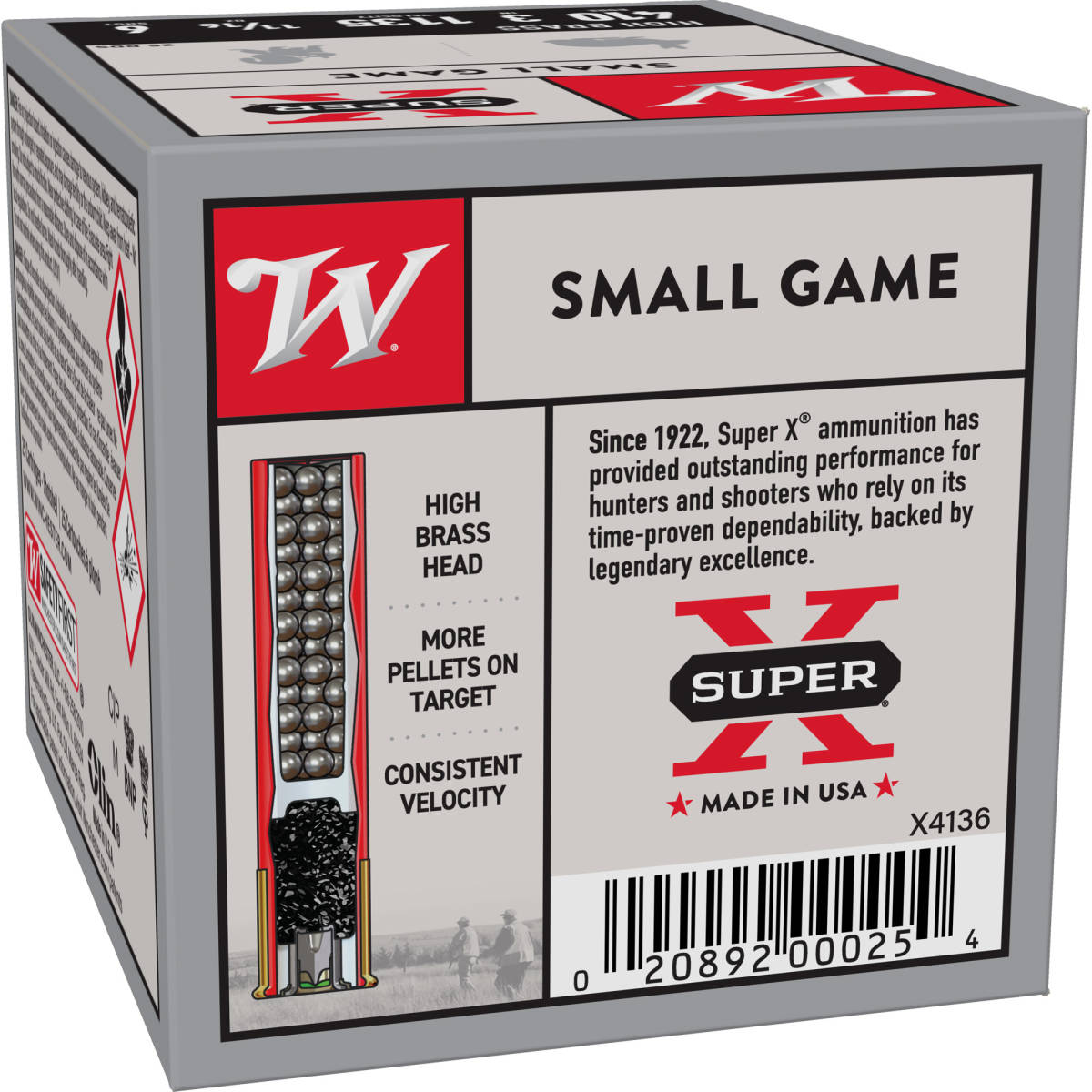 Winchester Ammo X4136 Super X Heavy Game Load High Brass 410Gauge 3”...-img-2