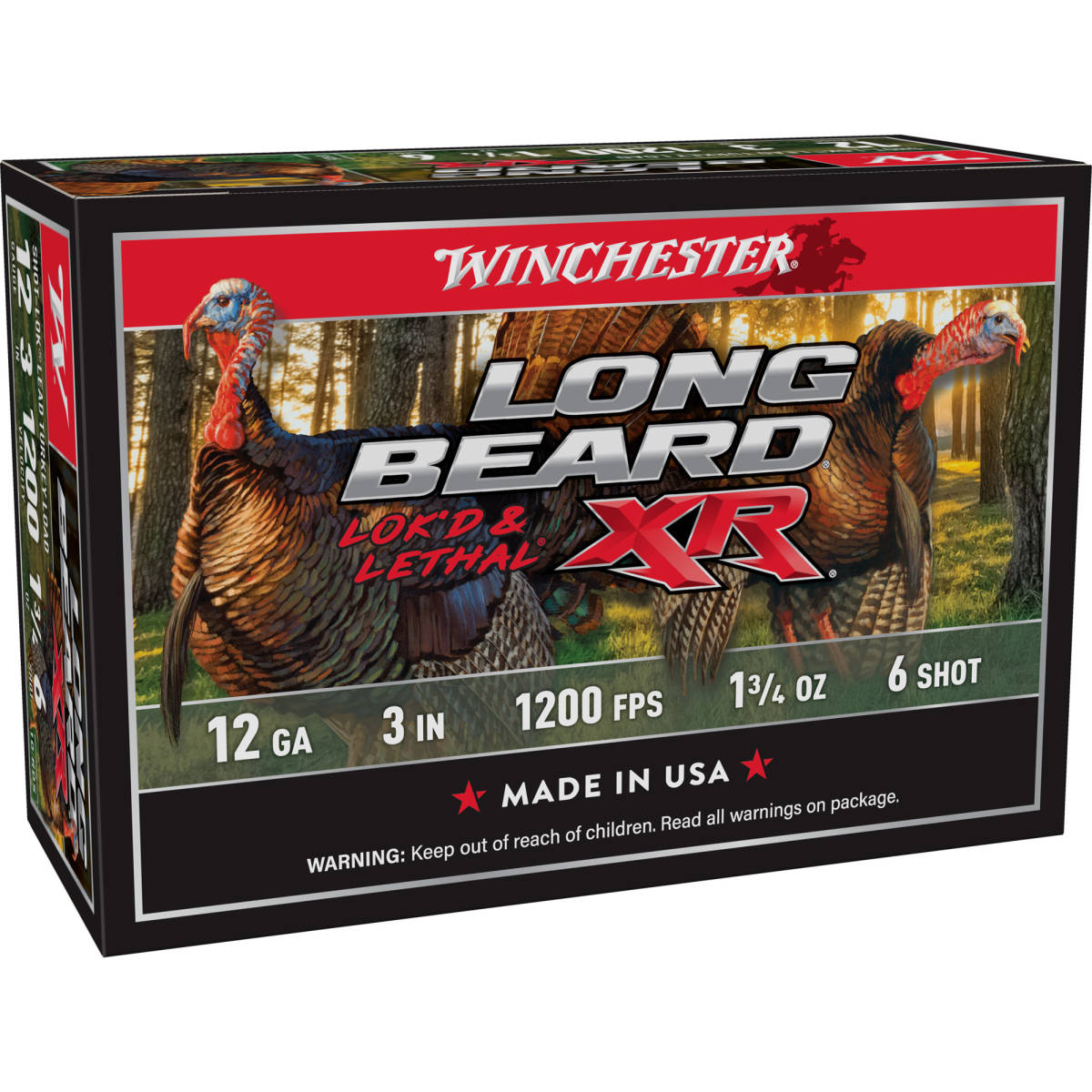 Winchester Ammo STLB1236 Long Beard XR Shot-Lok 12Gauge 3” 1 3/4oz...-img-1