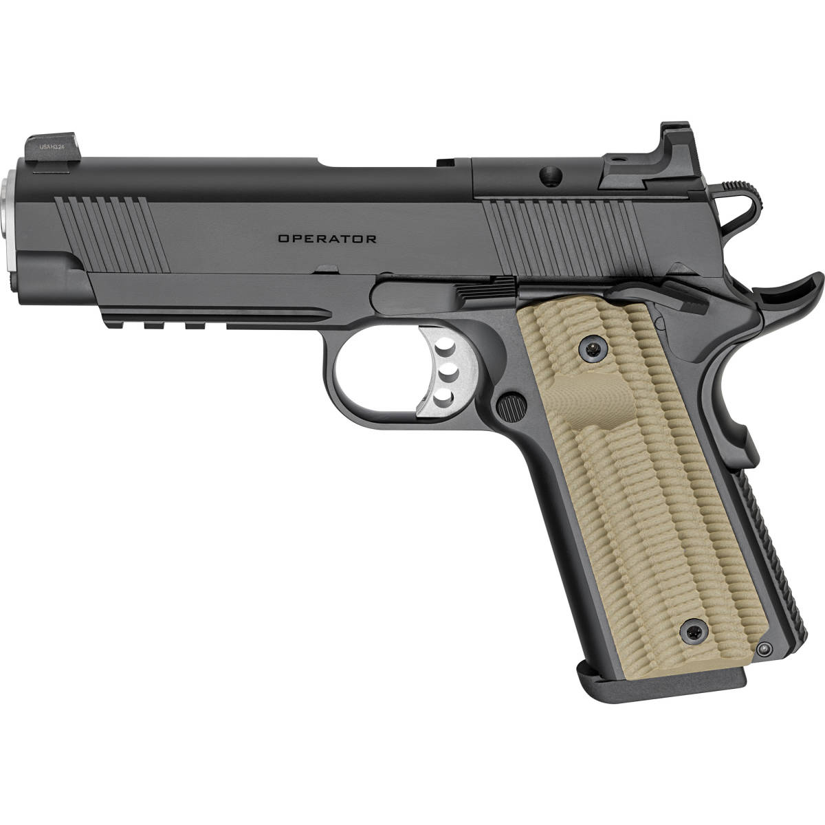 Springfield Armory 1911 Operator Pistol 9mm 4.25" Cerakote/Black AOS NEW-img-1
