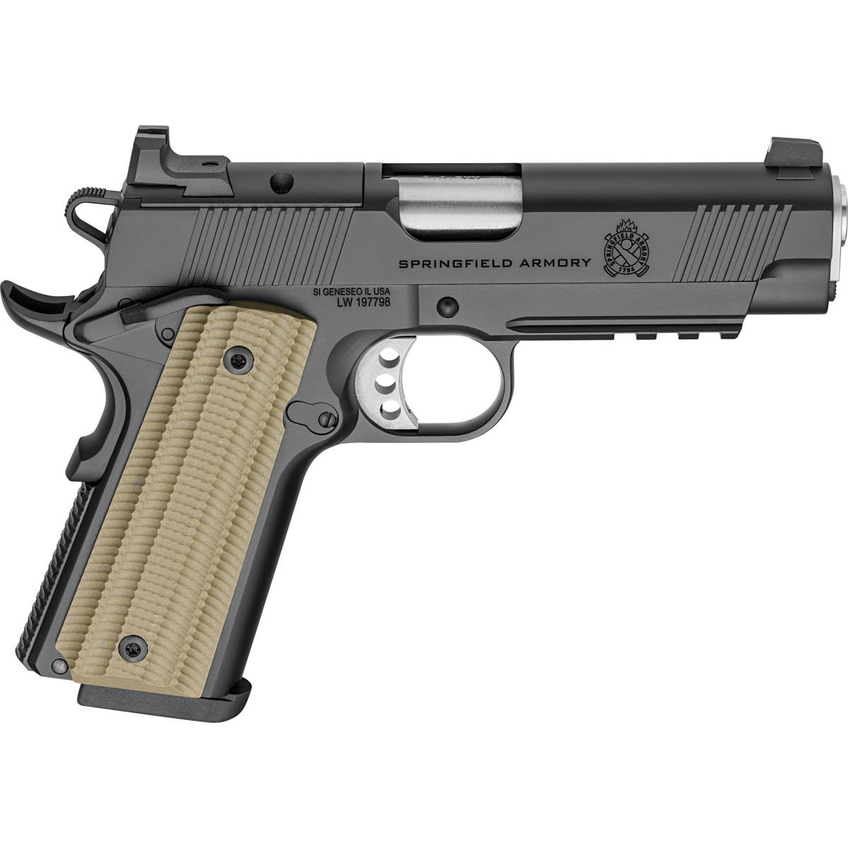 Springfield Armory 1911 Operator Pistol 9mm 4.25" Cerakote/Black AOS NEW-img-2
