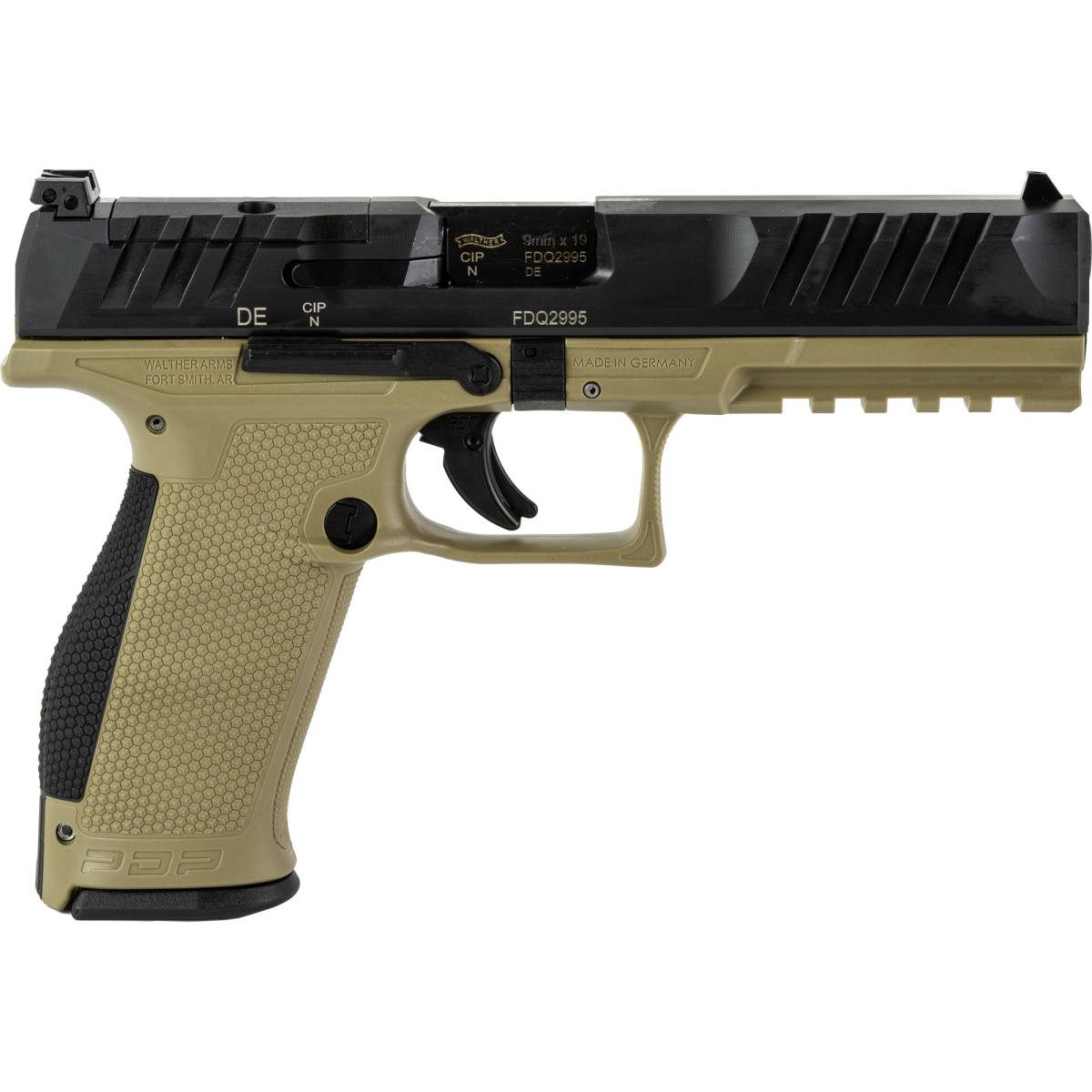 Walther Arms 2858410 PDP Optic Ready 9mm Luger 5” 18+1 Black Steel...-img-1