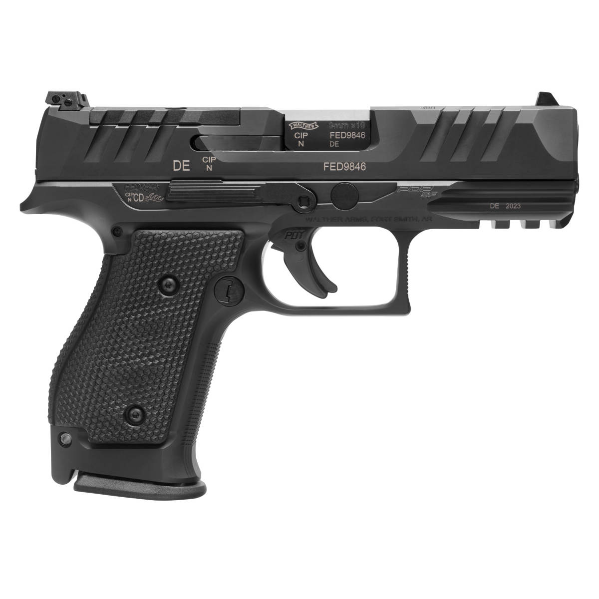 Walther Arms 2880016 PDP SF Compact Frame 9mm Luger 10+1-img-1